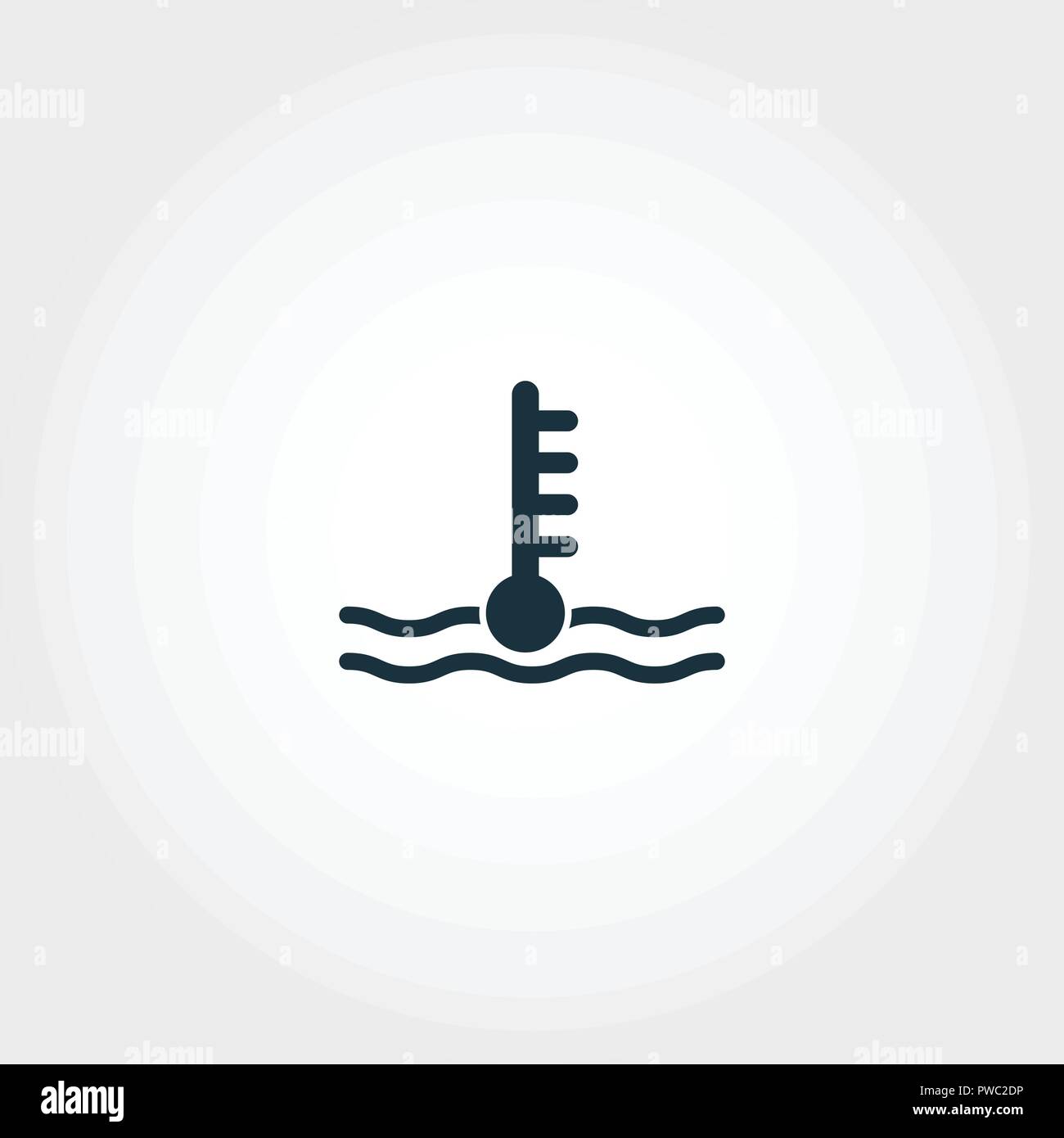 Engine water temperature indicator Stock Vector Images Alamy