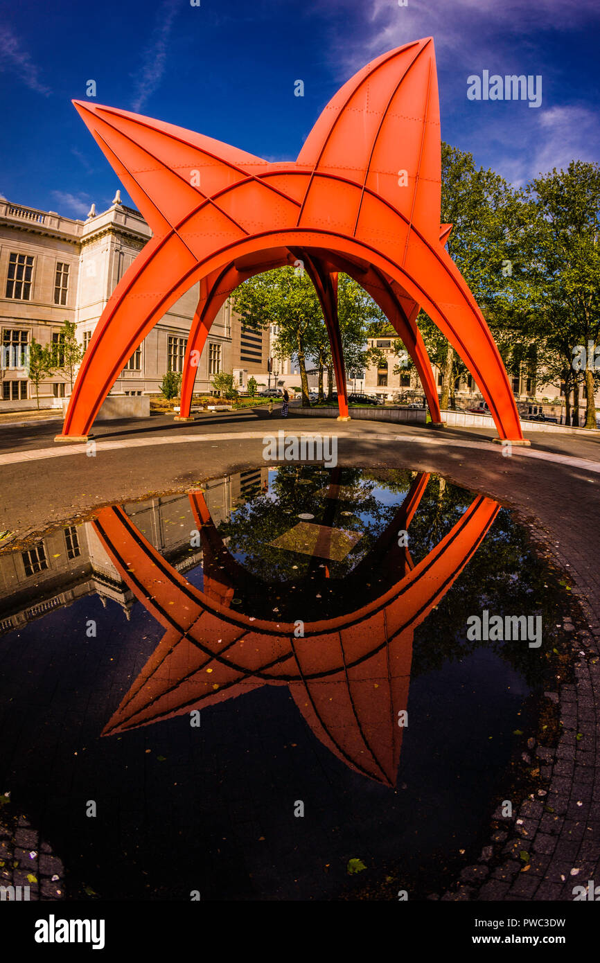 The Stegosaurus sculpture Alfred E. Burr Mall Hartford, Connecticut
