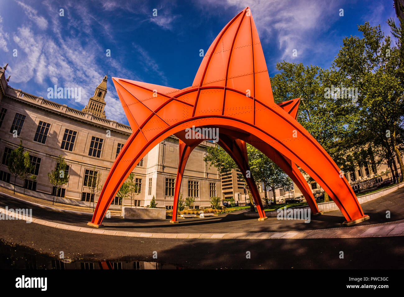 The Stegosaurus sculpture Alfred E. Burr Mall Hartford, Connecticut