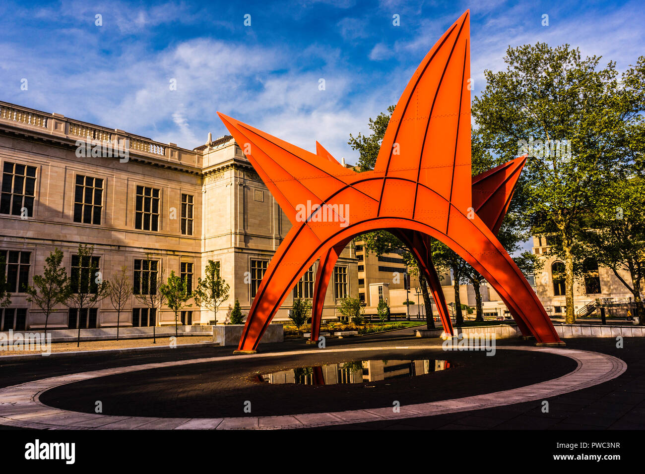 The Stegosaurus sculpture Alfred E. Burr Mall Hartford, Connecticut
