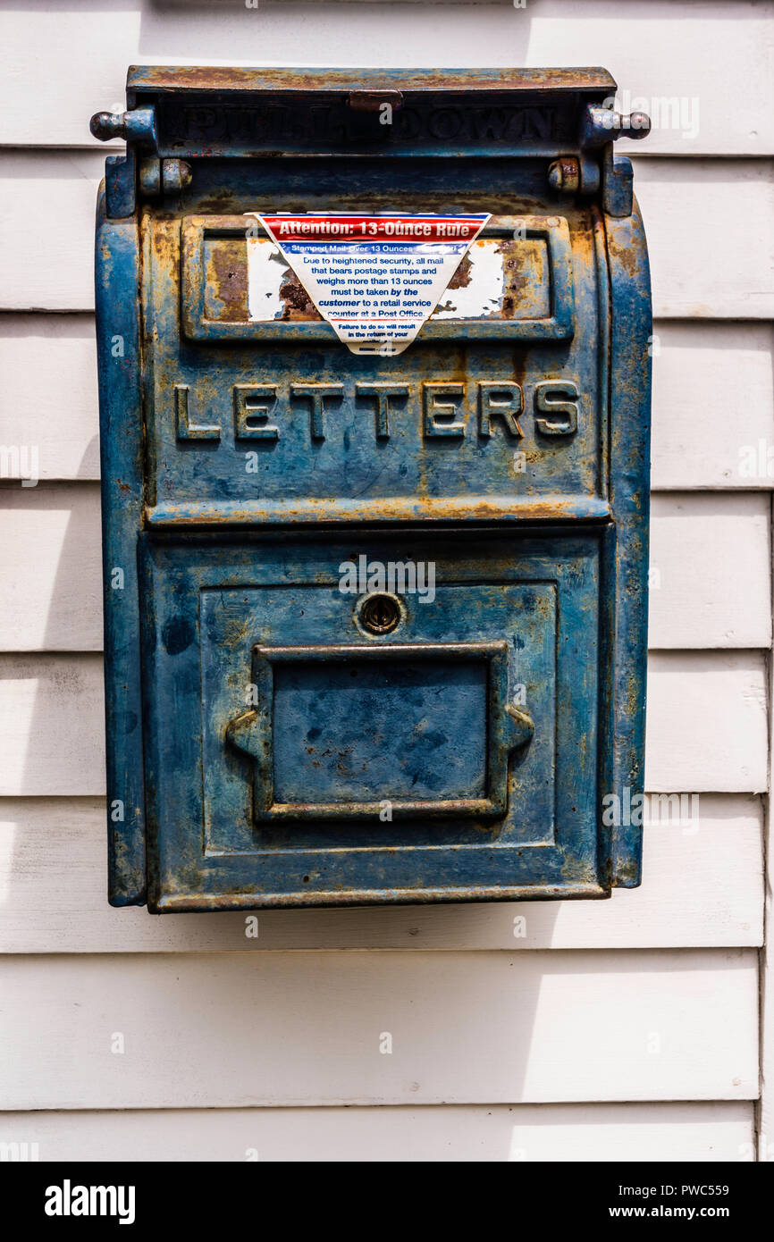 Letter Box US Post Office Colebrook, Connecticut, USA Stock Photo Alamy