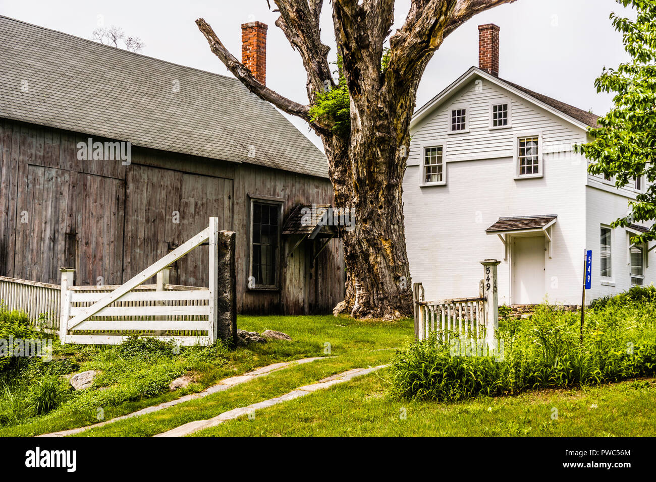 Colonial Home Colebrook, Connecticut, USA Stock Photo Alamy