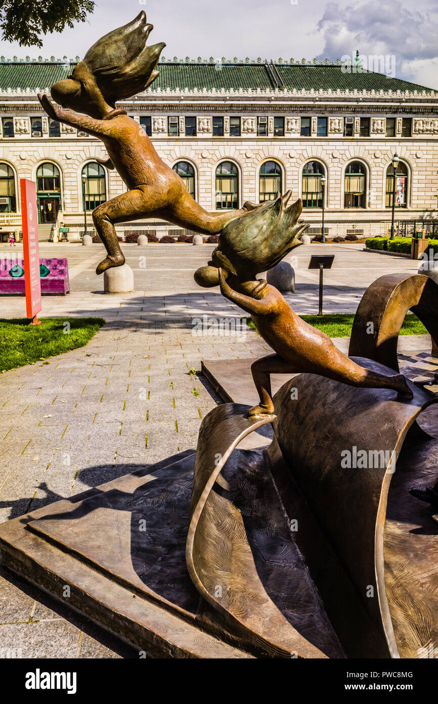 Dr. Seuss National Memorial Sculpture Garden Springfield, Massachusetts ...