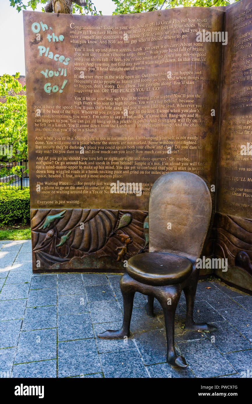 Dr. Seuss National Memorial Sculpture Garden Springfield, Massachusetts