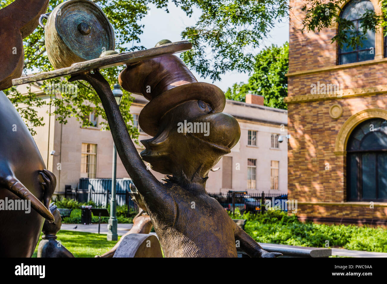 Dr. Seuss National Memorial Sculpture Garden Springfield, Massachusetts ...
