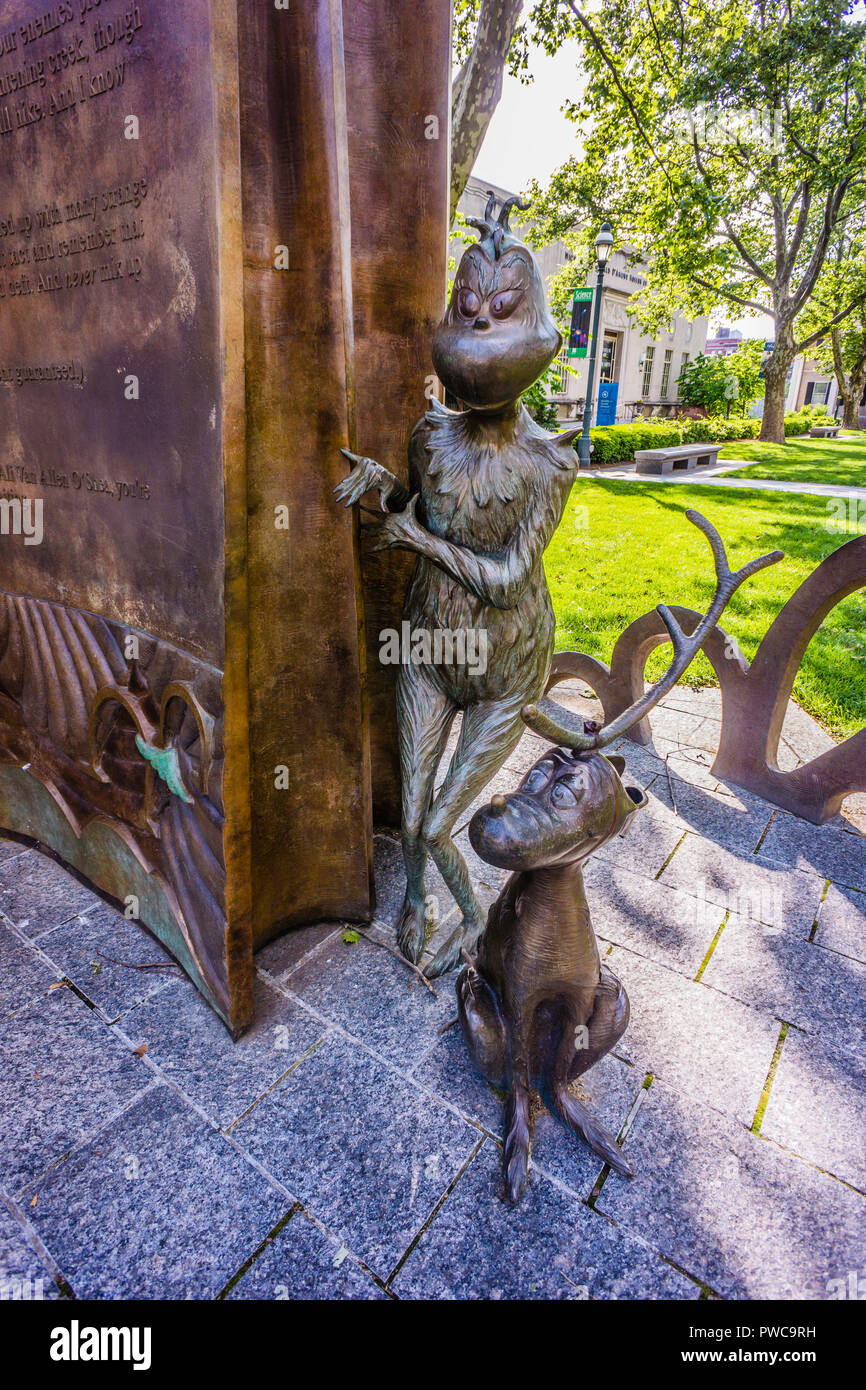 Dr. Seuss National Memorial Sculpture Garden Springfield, Massachusetts ...