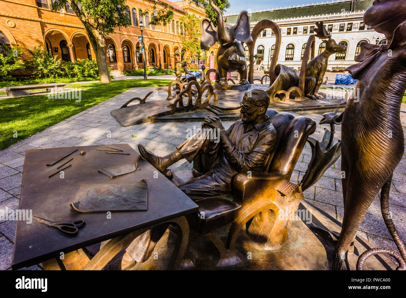 Dr. Seuss National Memorial Sculpture Garden Springfield, Massachusetts