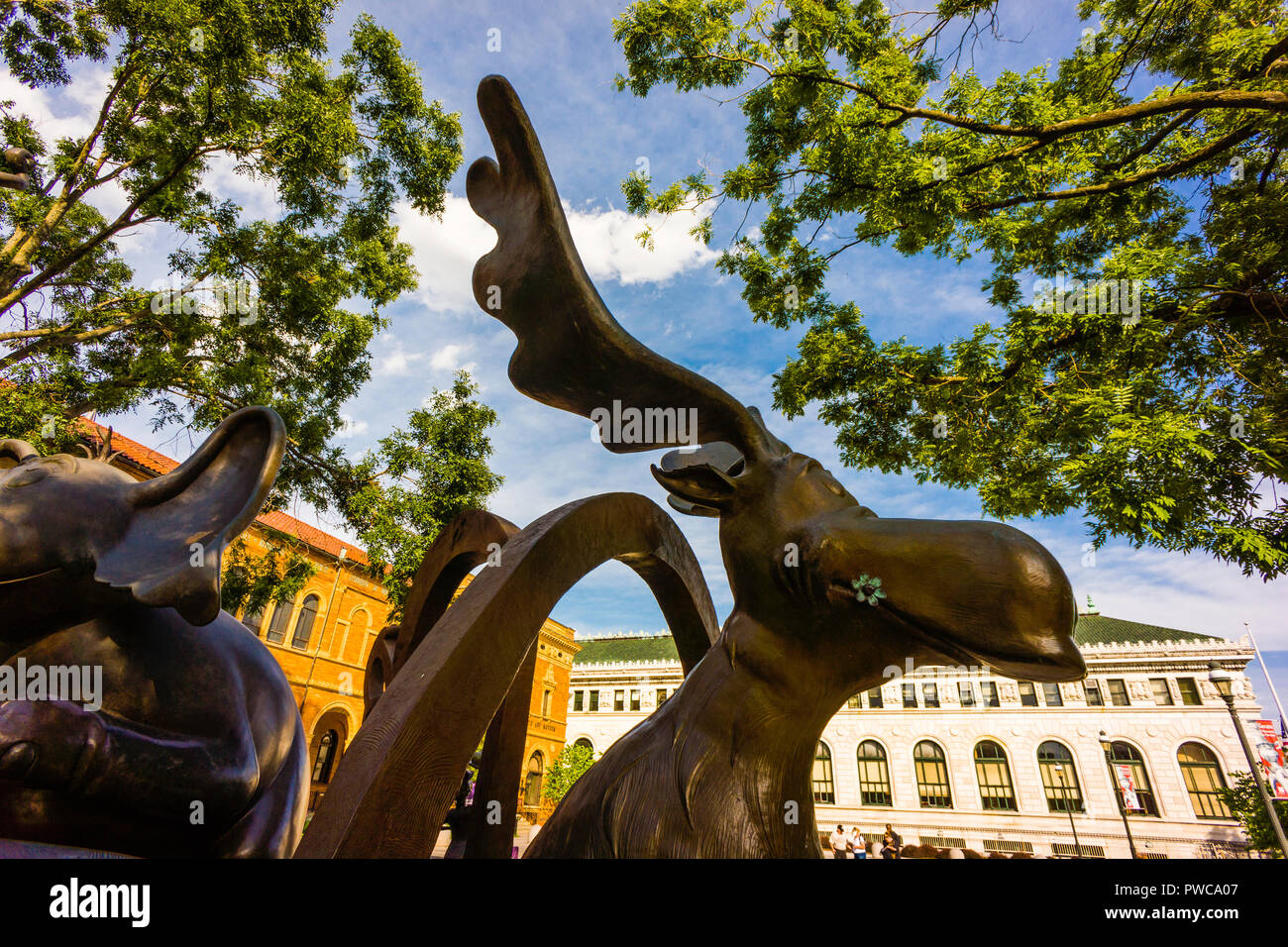 Dr. Seuss National Memorial Sculpture Garden Springfield, Massachusetts ...