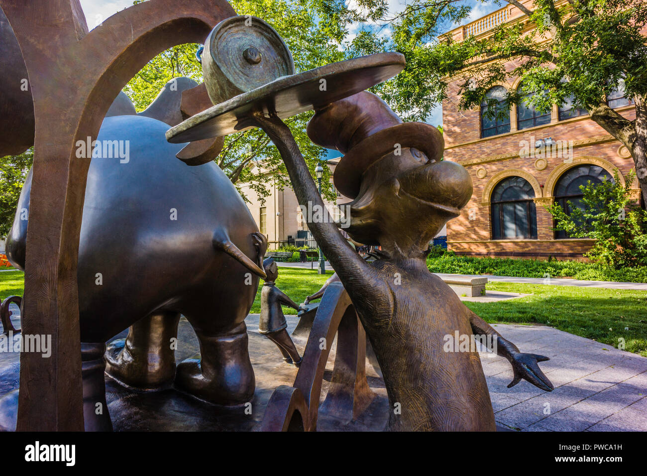 Dr. Seuss National Memorial Sculpture Garden Springfield, Massachusetts