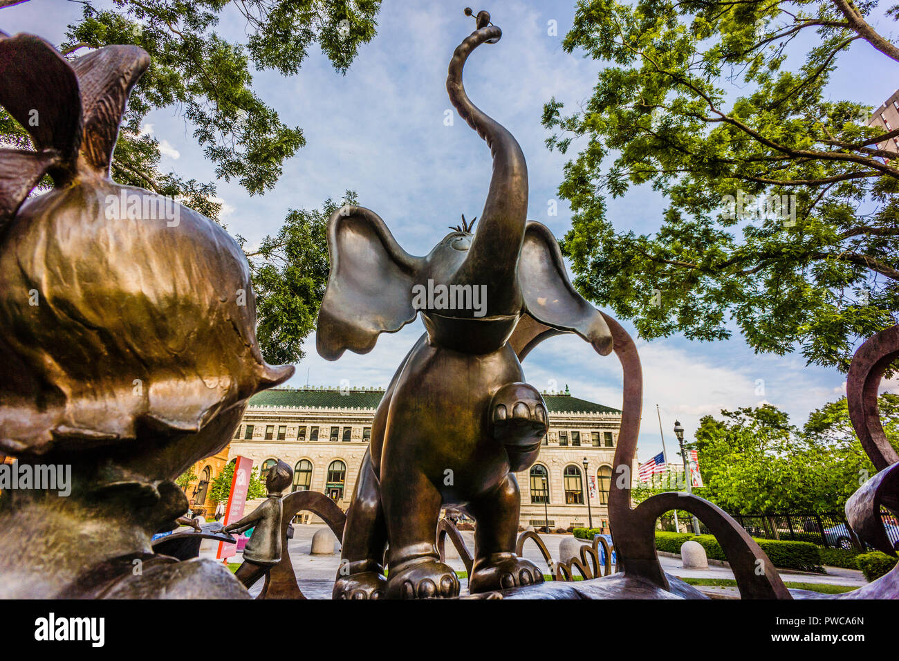Dr. Seuss National Memorial Sculpture Garden Springfield, Massachusetts ...