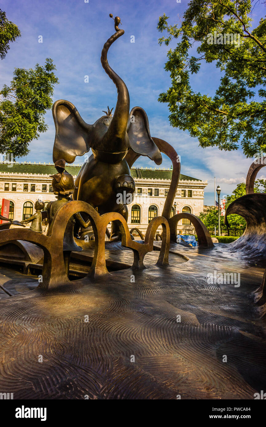 Dr. Seuss National Memorial Sculpture Garden Springfield, Massachusetts