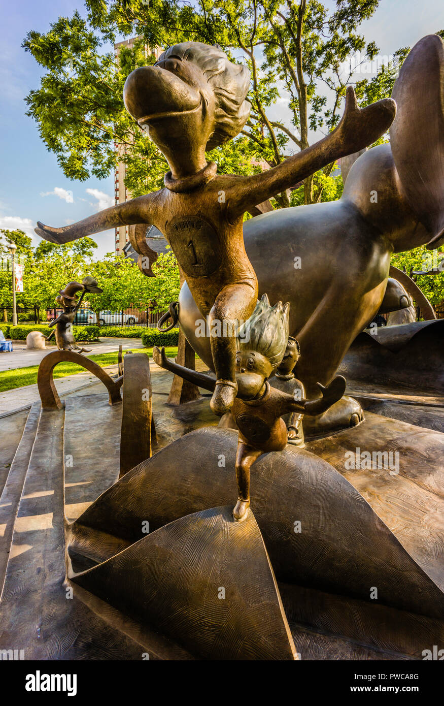 Dr. Seuss National Memorial Sculpture Garden Springfield, Massachusetts
