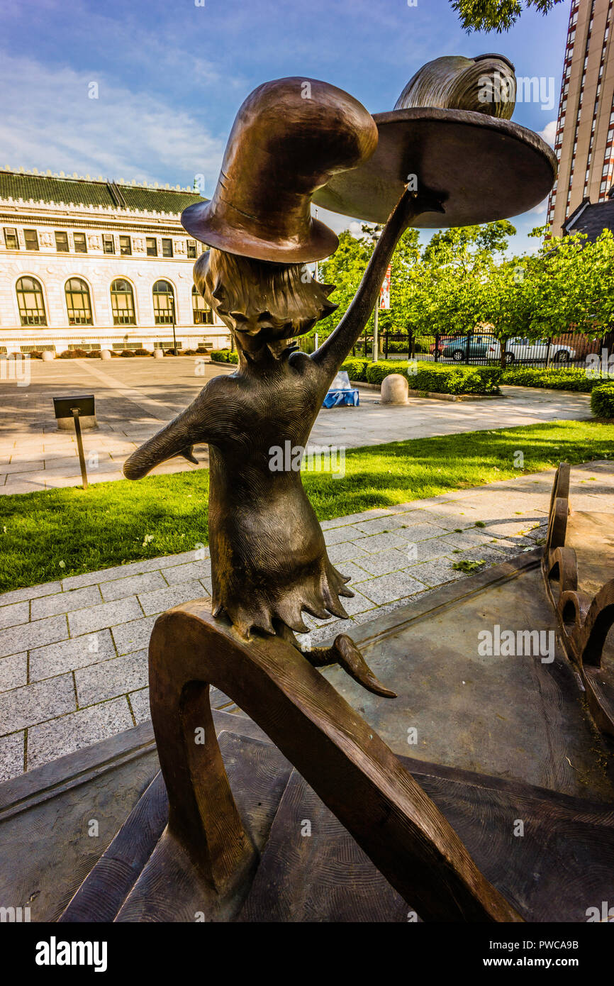 Dr. Seuss National Memorial Sculpture Garden Springfield, Massachusetts ...