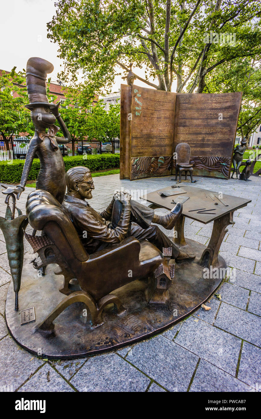 Dr. Seuss National Memorial Sculpture Garden Springfield, Massachusetts