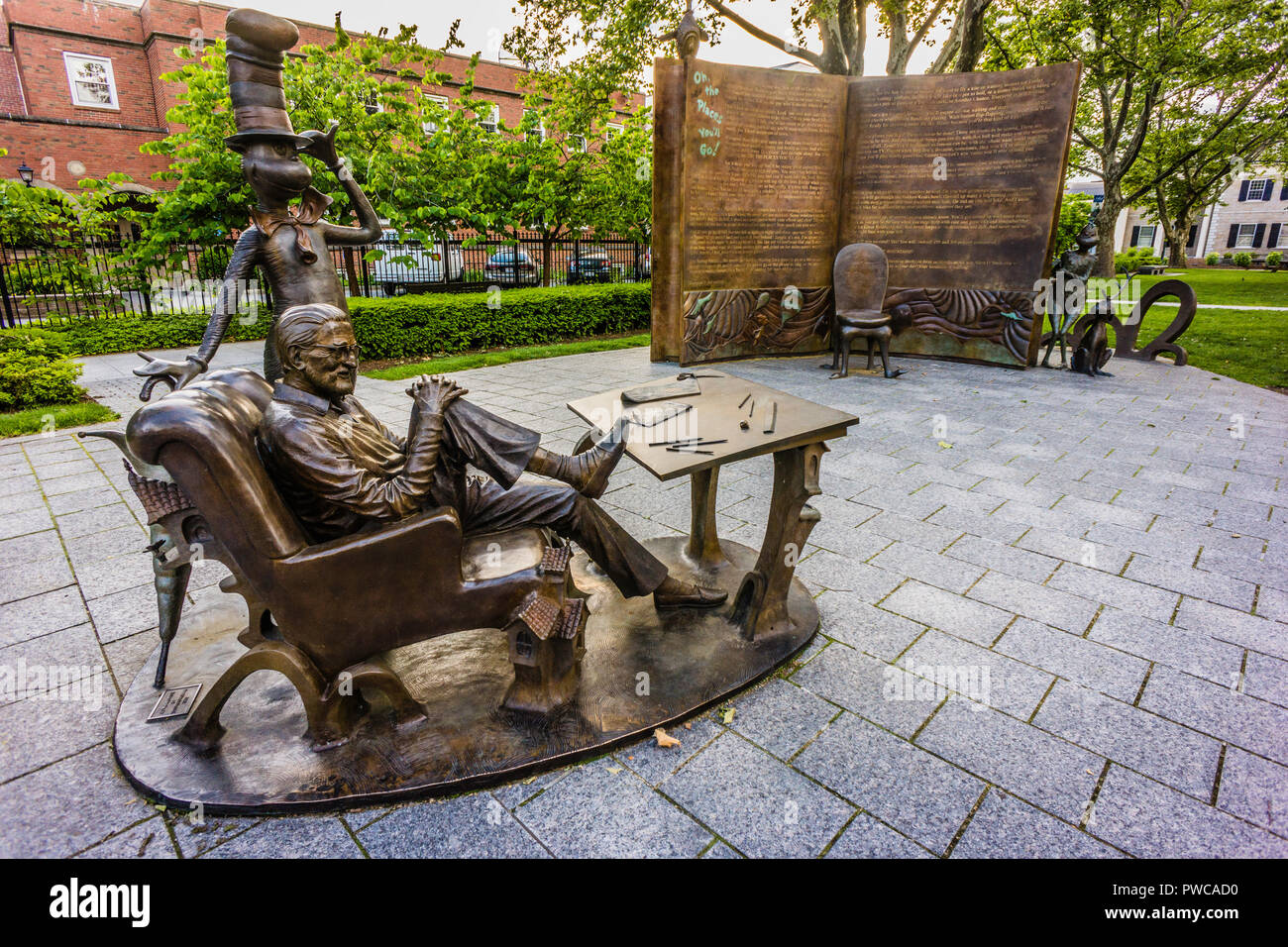 Dr. Seuss National Memorial Sculpture Garden Springfield, Massachusetts