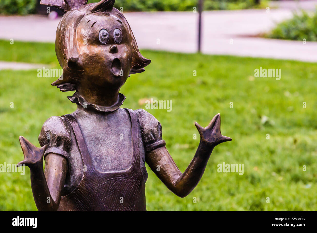 Dr. Seuss National Memorial Sculpture Garden Springfield, Massachusetts ...