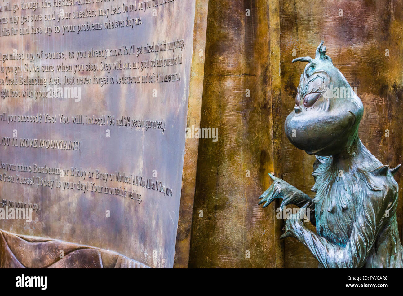 Dr. Seuss National Memorial Sculpture Garden Springfield, Massachusetts ...
