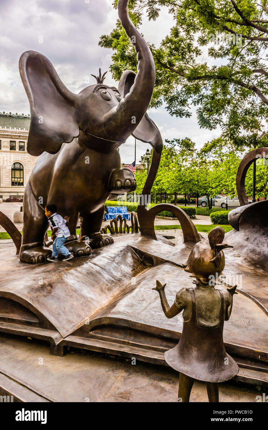 Dr. Seuss National Memorial Sculpture Garden Springfield, Massachusetts