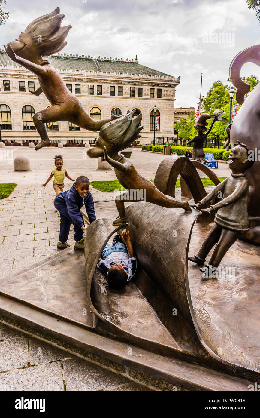 Dr. Seuss National Memorial Sculpture Garden Springfield, Massachusetts