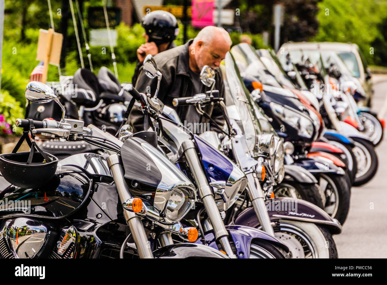 Motorcycles Bolton, New York, USA Stock Photo - Alamy