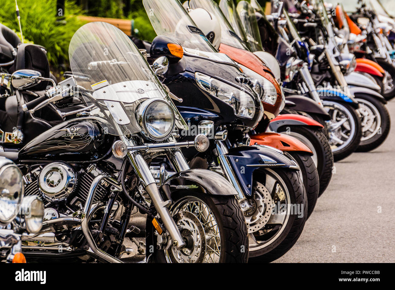 Motorcycles Bolton, New York, USA Stock Photo Alamy