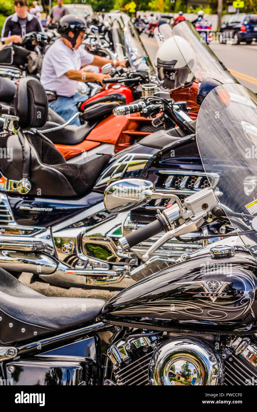 Motorcycles Bolton, New York, USA Stock Photo - Alamy