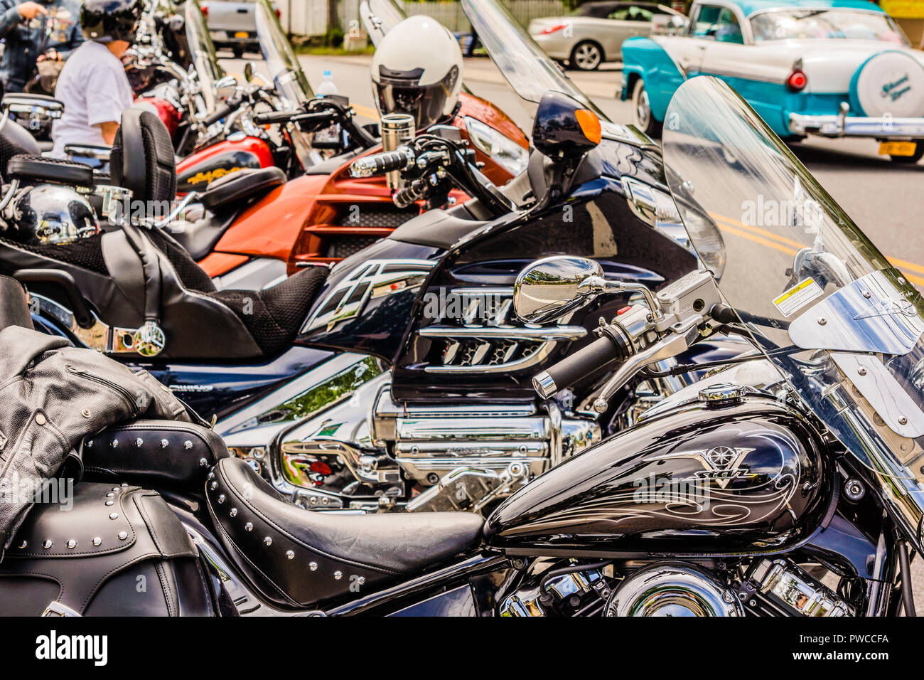 Motorcycles Bolton, New York, USA Stock Photo Alamy