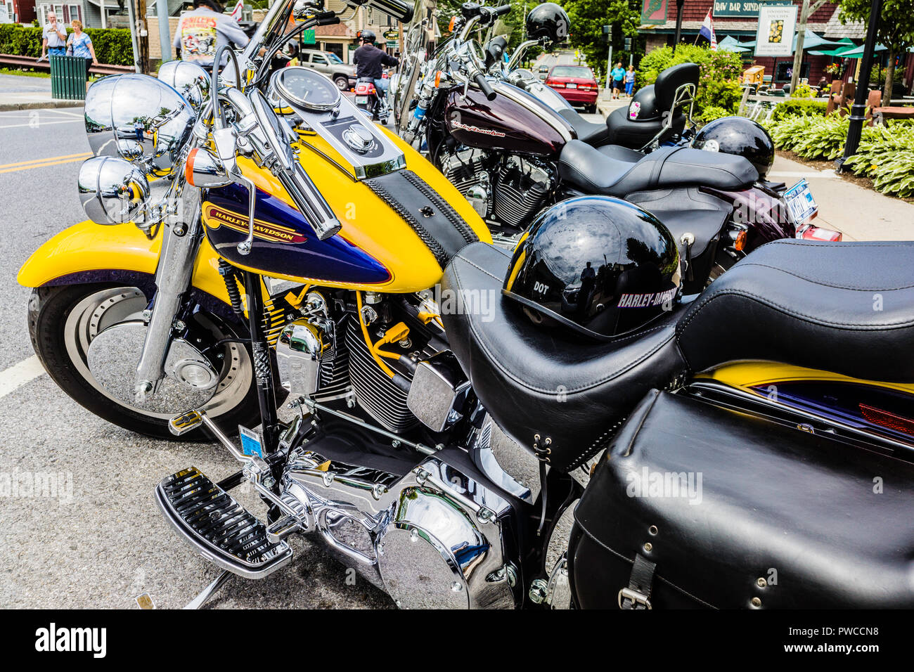 Motorcycles Bolton, New York, USA Stock Photo Alamy