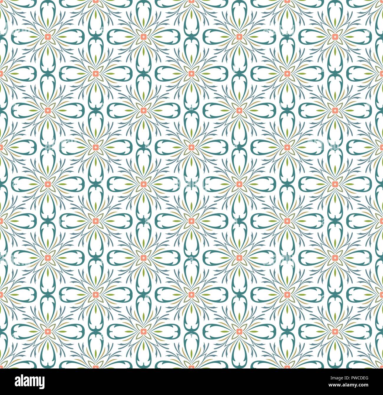 Vector floral seamless pattern, vector repeating texture background ...