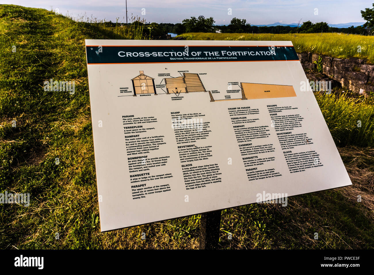 fort st frederic high resolution stock photography and images alamy
