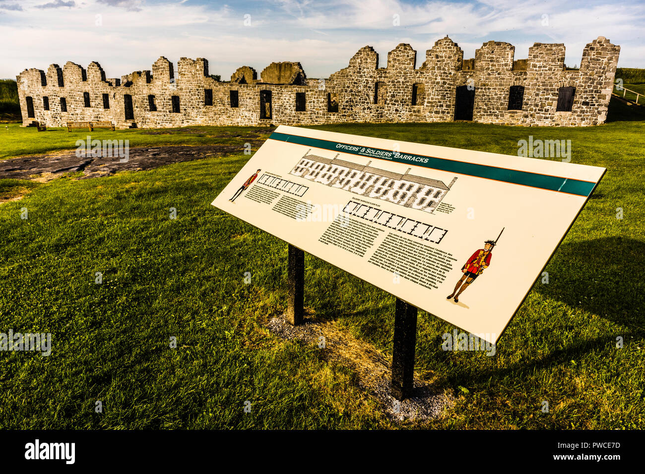 Fort Crown Point Crown Point, New York, USA Stock Photo Alamy