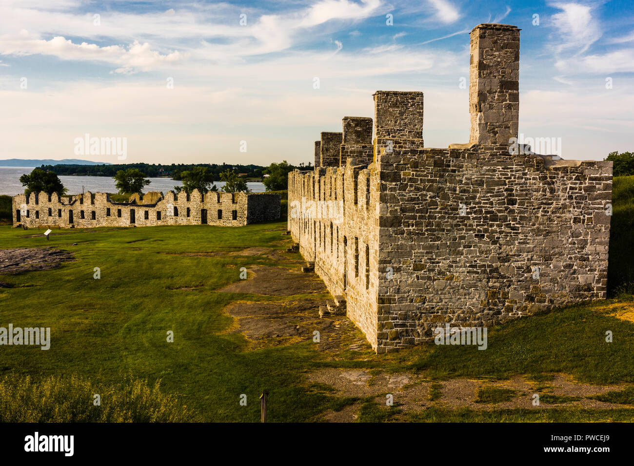 Fort Crown Point Crown Point, New York, USA Stock Photo Alamy