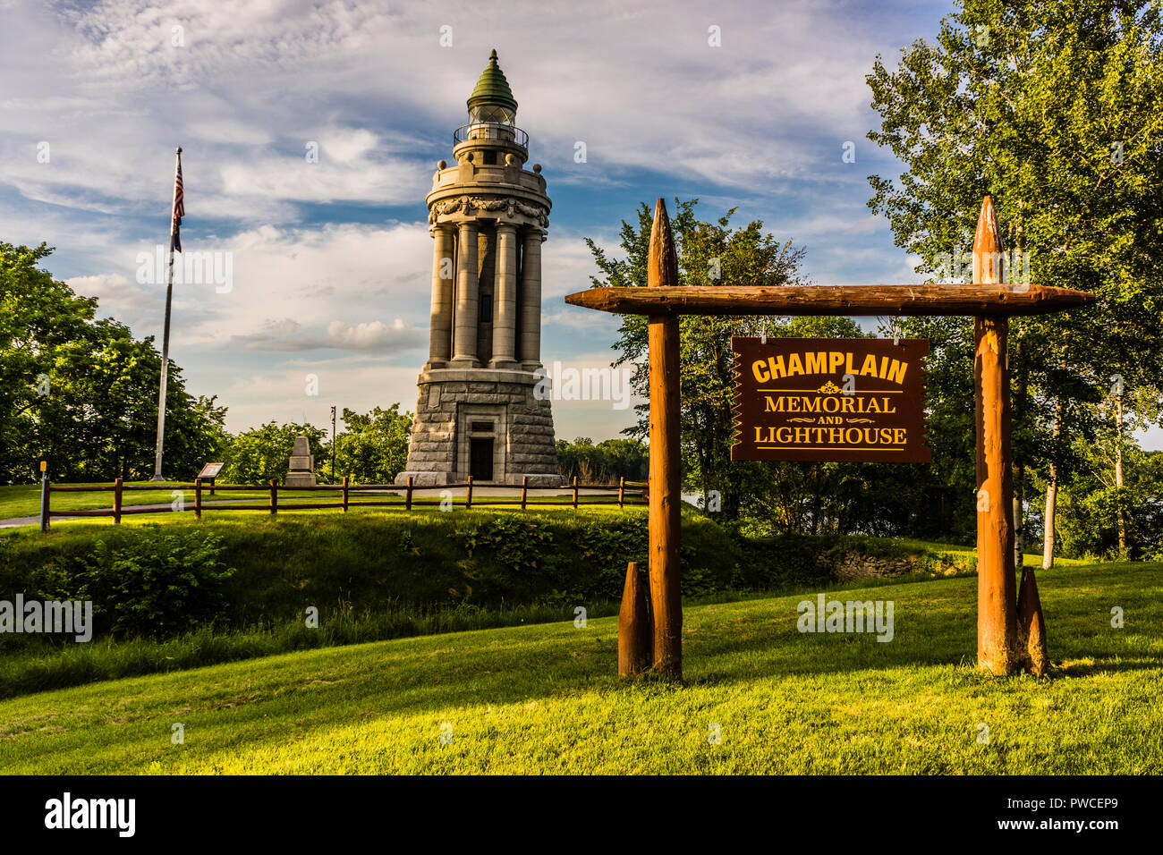 Crown Point Light Crown Point, New York, USA Stock Photo Alamy