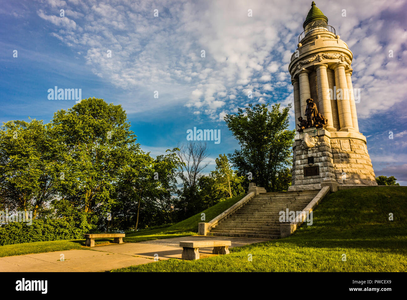 Crown Point Light   Crown Point, New York, USA Stock Photo