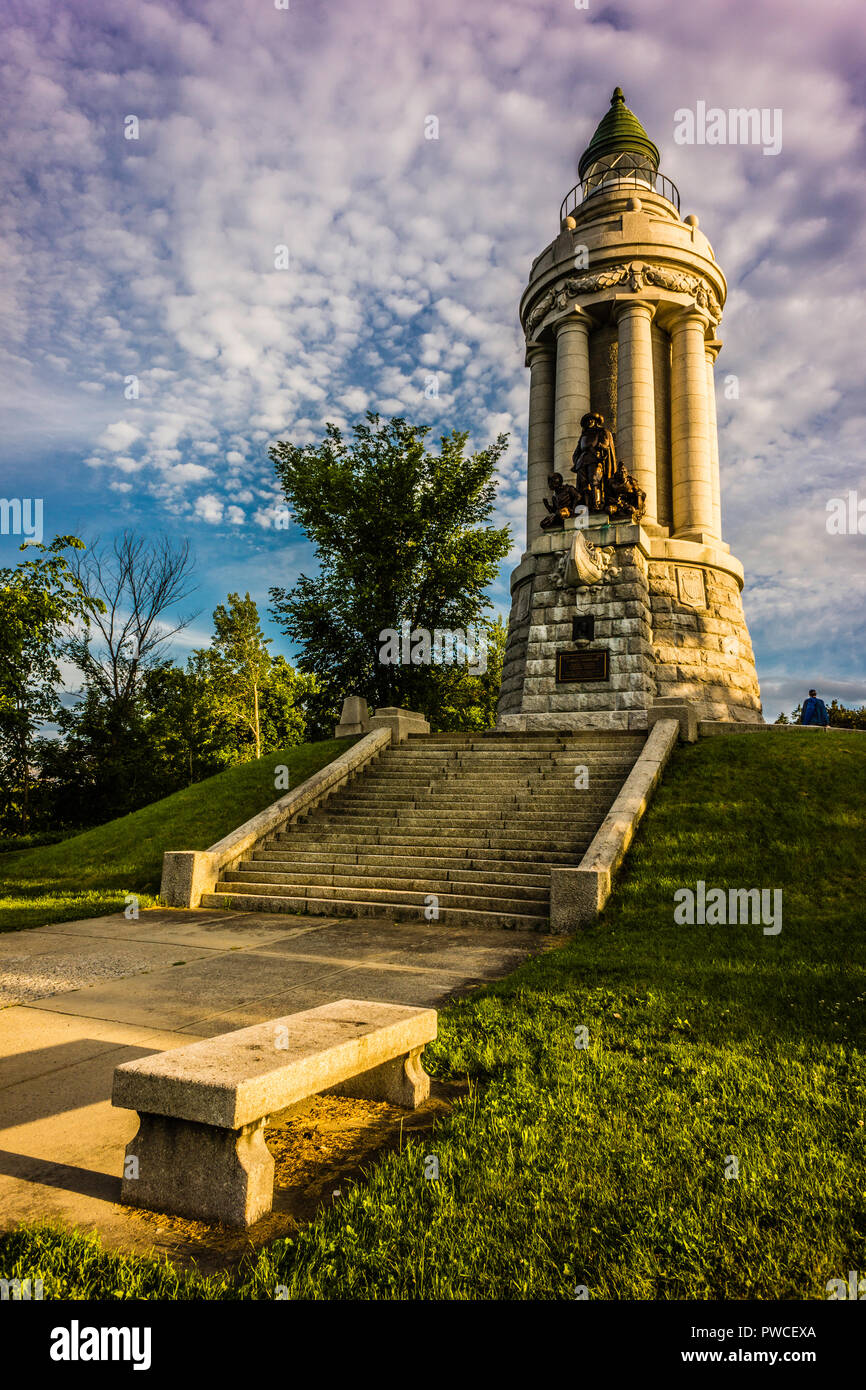 Crown Point Light   Crown Point, New York, USA Stock Photo