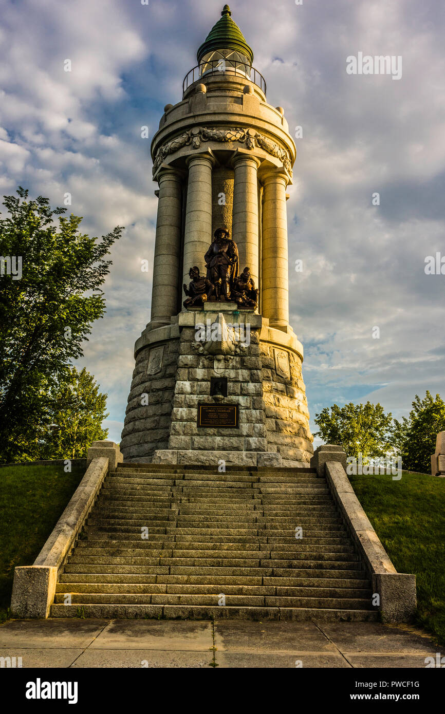 Crown Point Light   Crown Point, New York, USA Stock Photo