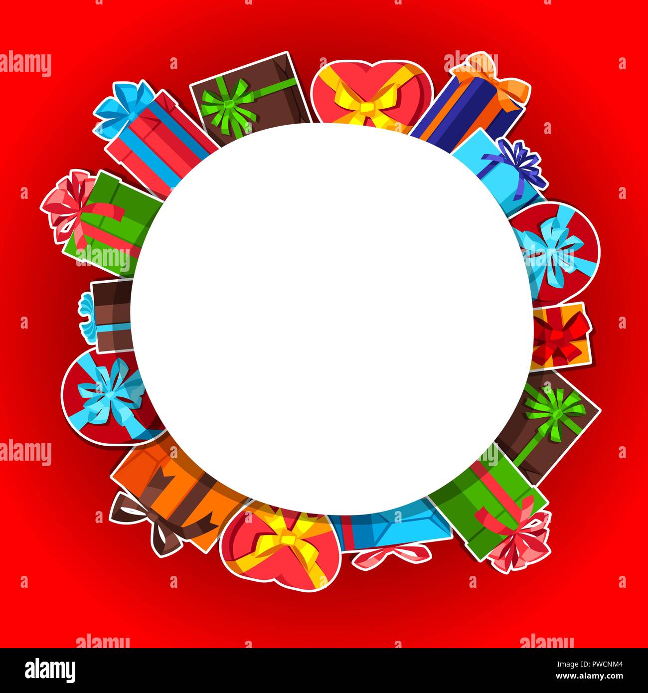 Celebration background with gift boxes Stock Vector Image & Art - Alamy