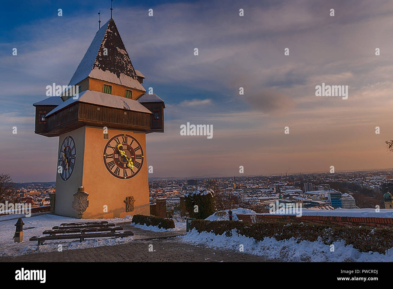 Graz Clock High Resolution Stock Photography and Images - Alamy