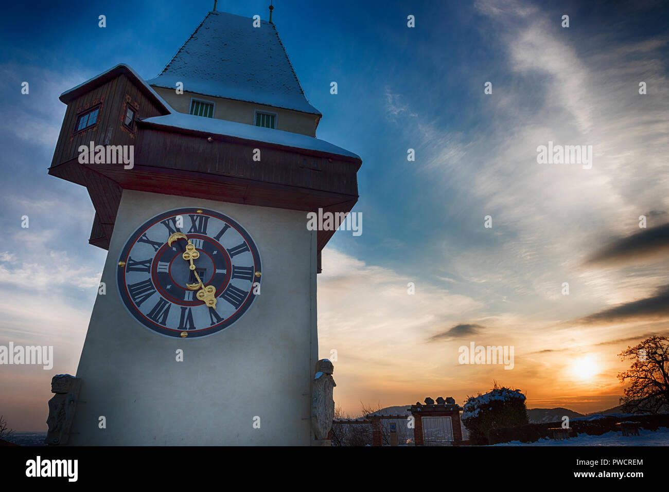 Graz Clock High Resolution Stock Photography and Images - Alamy