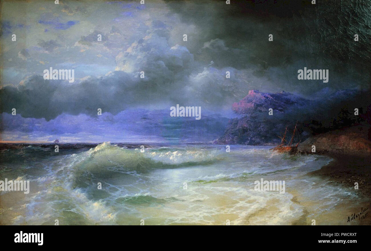 Painting A Rainbow by Aivazovsky: a new palette of the sea landscape Painting A Rainbow by Aivazovsky: a new palette of the sea landscape
