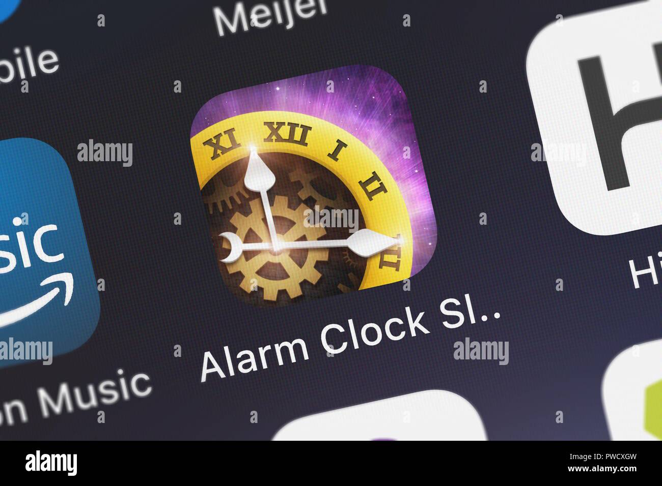 Sleep cycle alarm clock hires stock photography and images Alamy