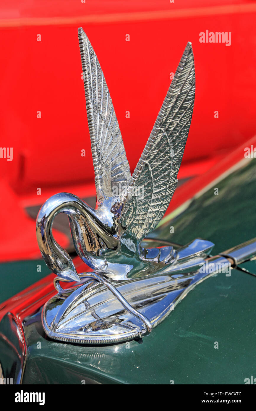 1937 Packard 115 Convertible Coupe radiator mascot Stock Photo - Alamy