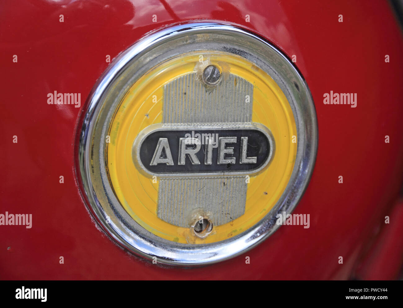 Ariel motorcycle badge Stock Photo - Alamy