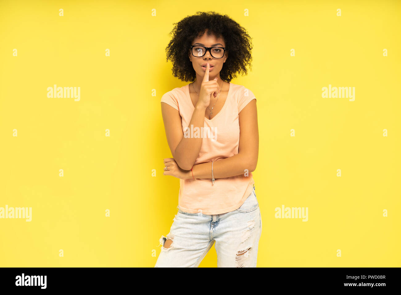 African american female model hi-res stock photography and images - Alamy