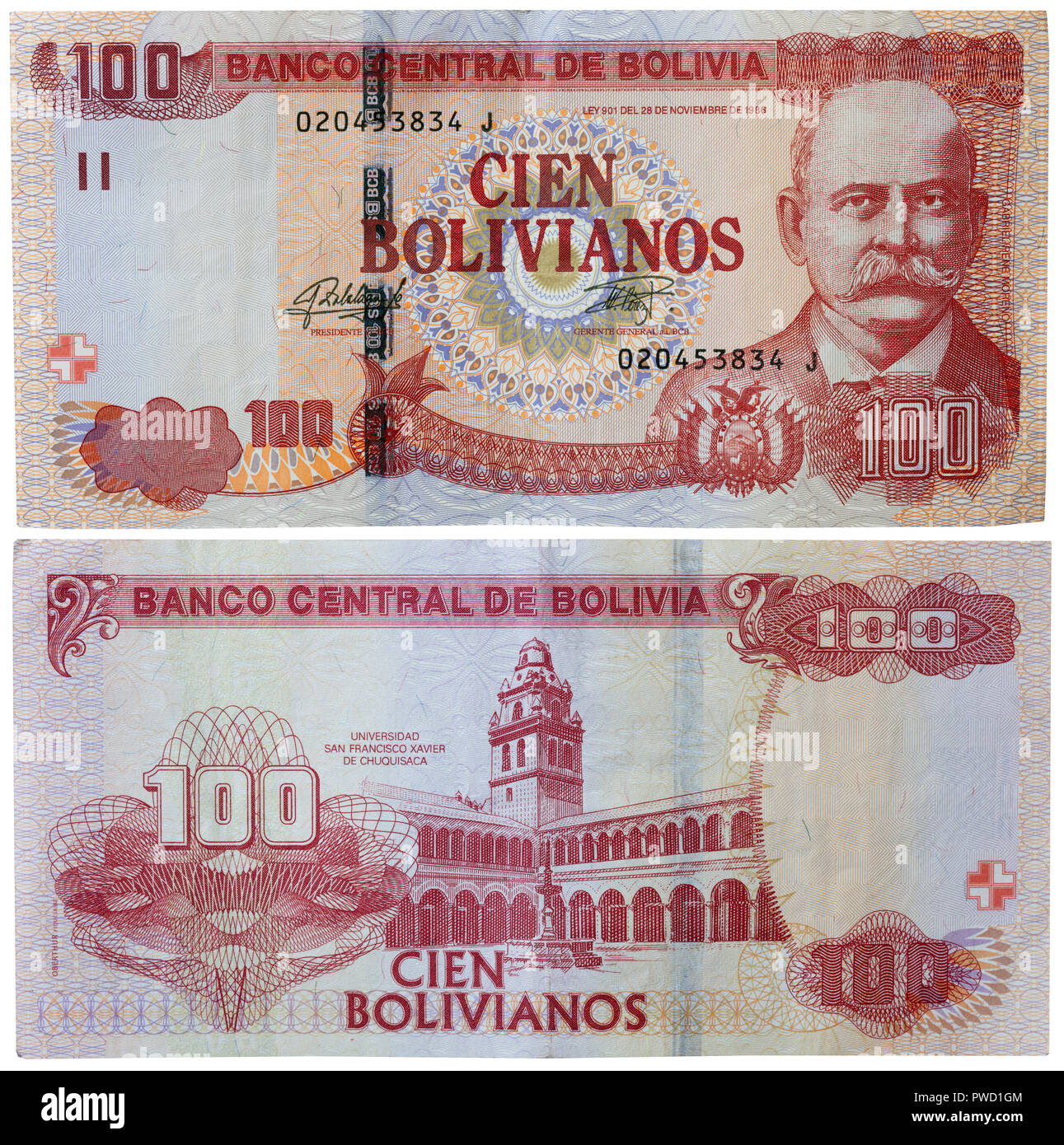 100 Bolivianos Banknote Bolivia Stock Photo Alamy 100-bolivianos-banknote-bolivia-stock-photo-alamy