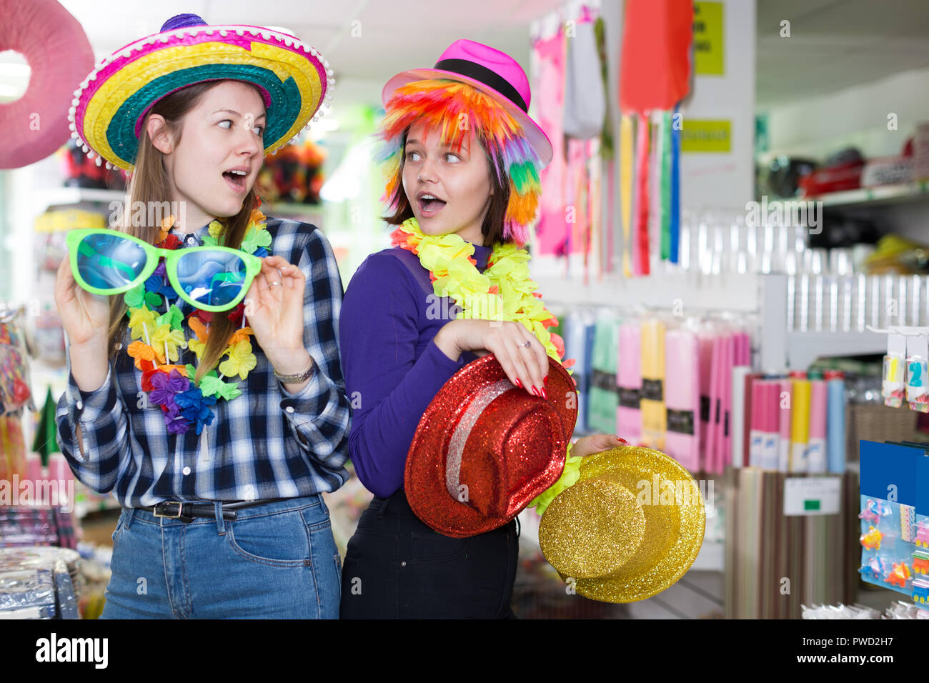Girls sales funky hats
