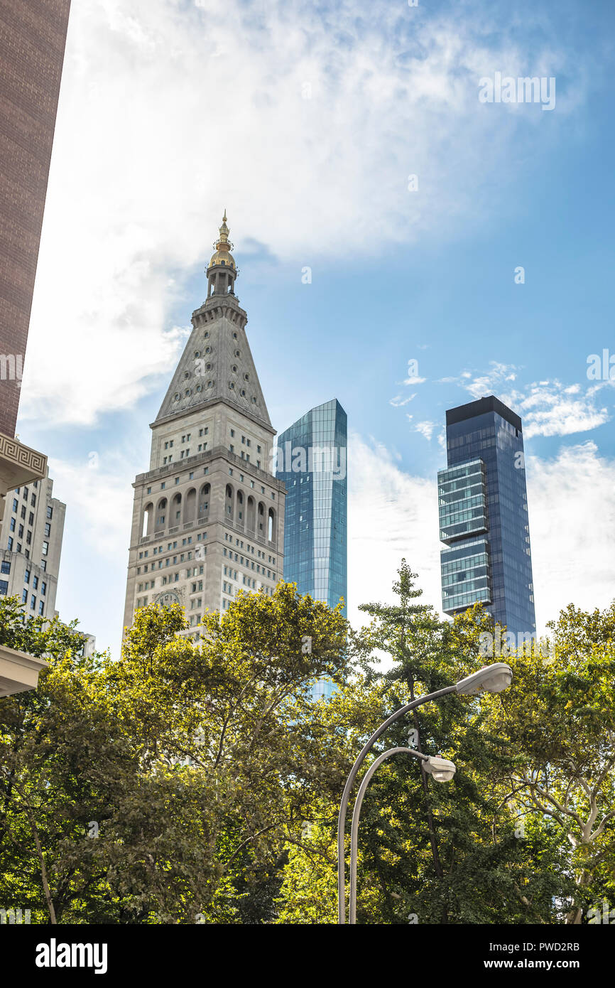 New York City, USA October 10, 2017 View of the Metropolitan Life