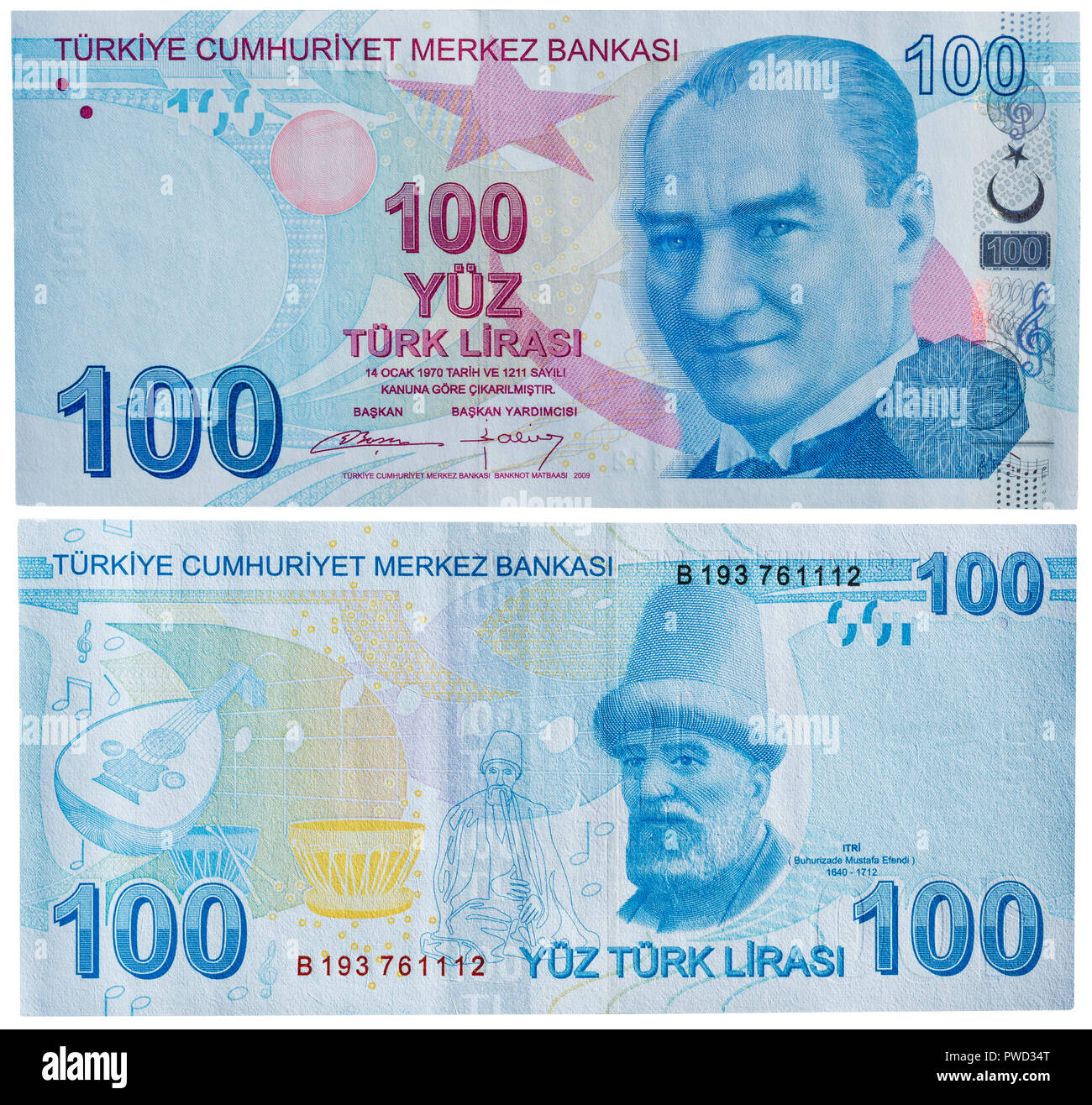 100 lira banknote hi-res stock photography and images - Alamy