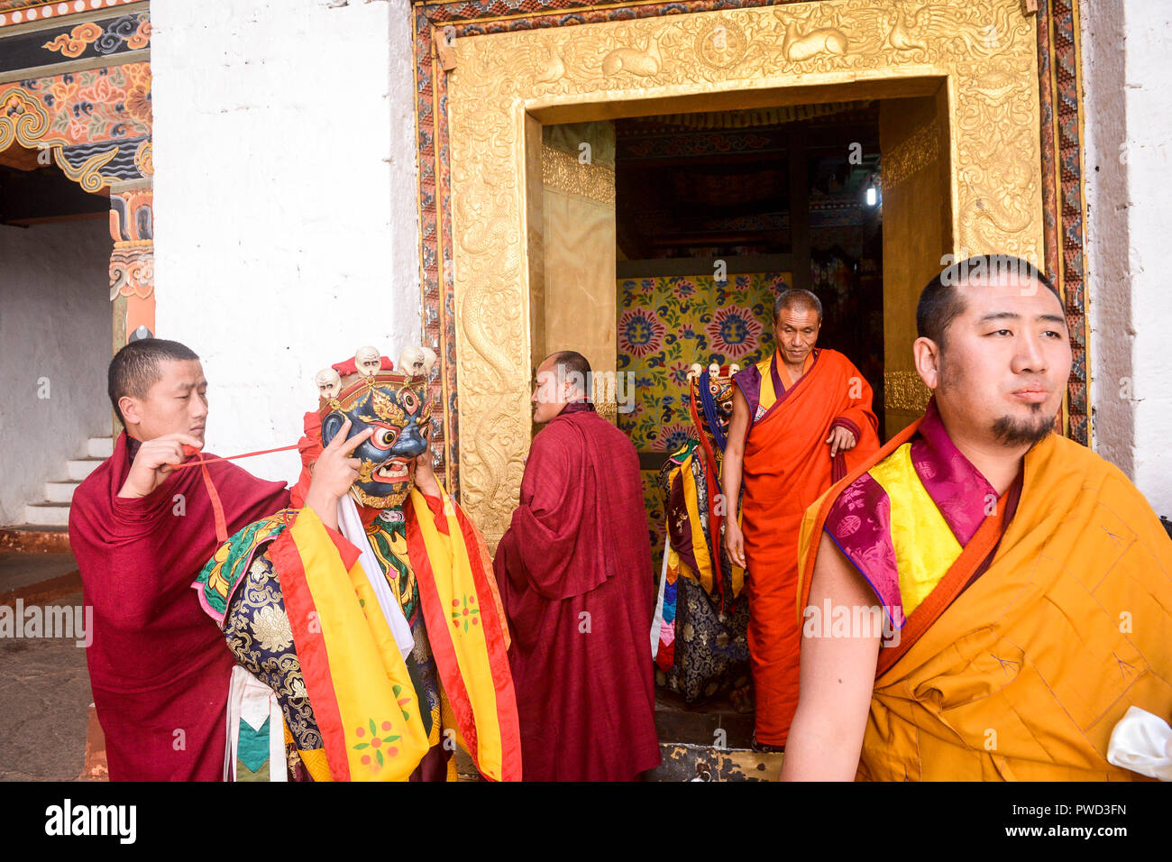 Punakha, Bhutan Stock Photo