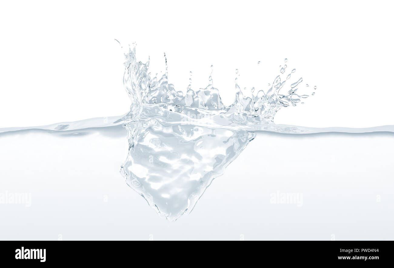 Download Blank Water Splash Crown In Motion Mock Up 3d Rendering Empty Transparent Liquid At Moment Of Falling Drops Mockup Pure Aqua Or Alcohol Surface Nature Ocean Environment Template Stock Photo Alamy